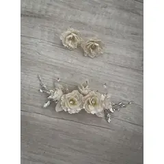 ANADE HANDMADE - TOCADO TIARA ACCESORIO CABELLO JOYAS DE NOVIA