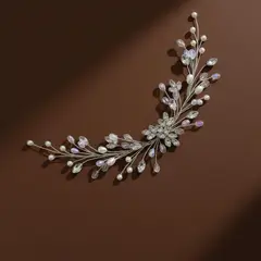 ANADE HANDMADE - TOCADO TIARA ACCESORIO CABELLO JOYAS DE NOVIA