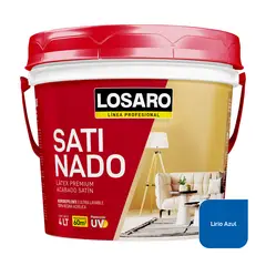 LOSARO - Satinado Látex color Lirio Azul x 4 Lt.