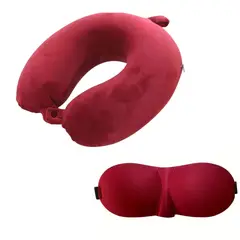 INSPIRA - Kit de Almohada de Cuello y Antifaz para Viaje