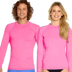 GENERICO - Polo Natacion Rosado Ropa de Baño - Tallas 8 hasta XL