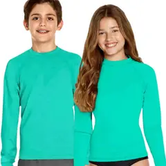 GENERICO - Polo Natacion Turqueza Niños Unisex Ropa de Baño Surf