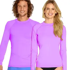 GENERICO - Polo Natacion Lila Ropa de Baño Natacion - Tallas 8 hasta XL