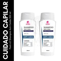 GENERICO - Pack x2 Shampoo Anti Caída 350 ml
