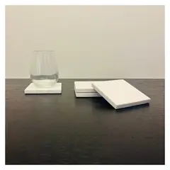 DAS HAUS - POSAVASOS BLANCO SINTERIZADO