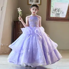 GENERICO - Vestido Niña Princesa Pedrería Lila Talla 16