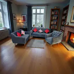 GENERICO - Seccional vintage 3 2 1 gris oscuro + 3 cojines de regalo