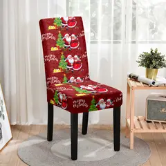 SALA FABULOSA - Fundas de silla de navidad ( 8 piezas) Santa's Tree