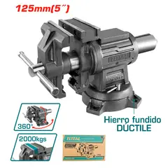 TOTAL TOOLS - Tornillo De Banco Multiproposito 5 Pulgadas-THTMF6156