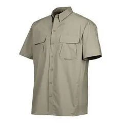 DICKIES - Camisa táctica de manga corta ventilada algodónpoliéster Ripstop arena del desierto