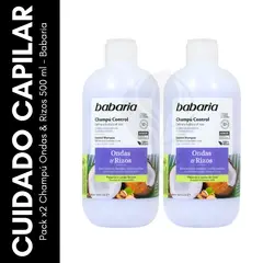 GENERICO - Pack x2 Champú Ondas & Rizos 500 ml - Babaria