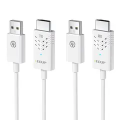 GENERICO - Transmisor y Receptor Inalámbrico Hdmi/usb hasta 30 mts