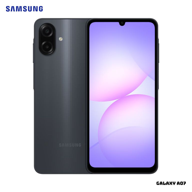 CELULAR GALAXY A07 4GB RAM 64GB ROM - NEGRO