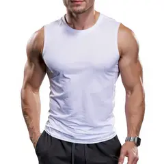 EPAUS - Polo Deportivo Licra Sin Mangas para Hombre