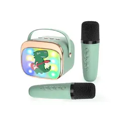 GENERICO - PARLANTE BLUETOOTH 2 MICROFONOS KARAOKE NIÑOS