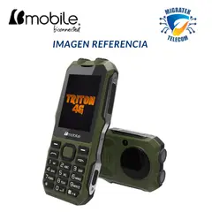 BMOBILE - Teléfono Movil TRITON 4G Dual SIM - Radio FM - Color Verde