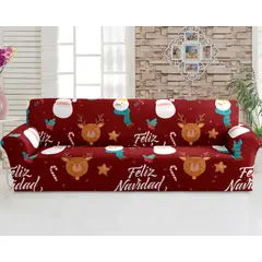 SALA FABULOSA - FUNDAS DE MUEBLE 3-2-1 DE NAVIDAD + 6 COJINES/ SWEET CHRISTMAS