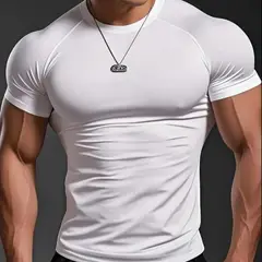 EPAUS - Polo Deportivo Hombre Manga Corta Stretch Secado Rápido