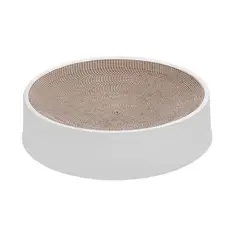 GENERICO - Rascador redondo de cartón corrugado de base dura