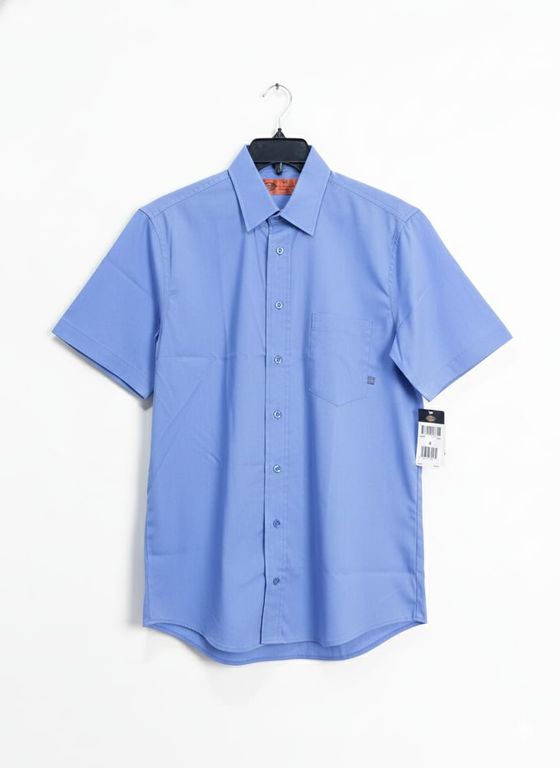 Camisa de manga corta Industrial azul claro dow