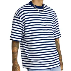 GENERICO - Polo Hombre Oversize Rayas