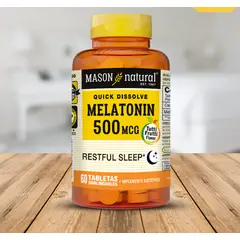 MASON NATURAL - Melatonina 500 MCG (Sublingual)