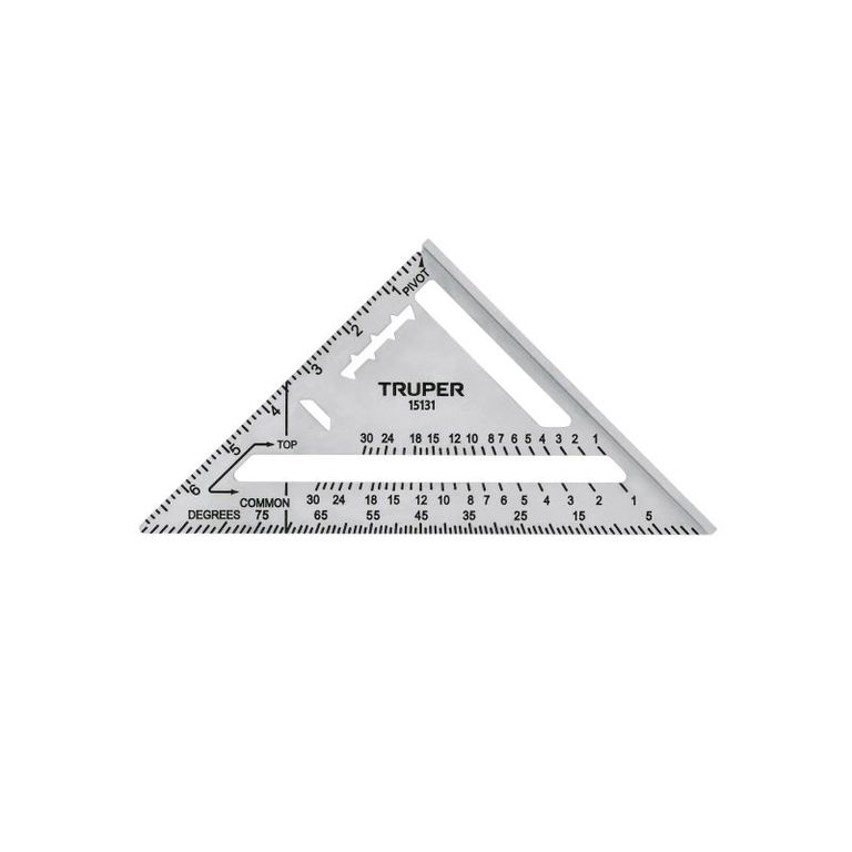 Escuadra 7 de aluminio para muros de yeso - 15131