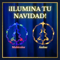 GENERICO - Cortina de Luces Navideñas Solares
