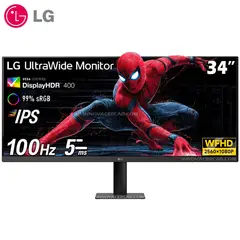 LG - Monitor Ultra Wide 34" WFHD (2560 x 1080p) 34U511A-B, IPS, 100HZ, 5MS GTG, DisplayHDR 400