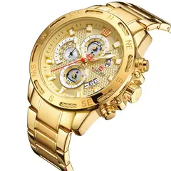 NAVIFORCE - RELOJ 9165 ELEGANTE PARA CABALLERO/DORADO