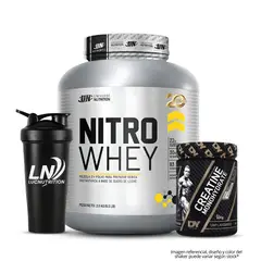 UNIVERSE NUTRITION - Nitro whey 2.5 Kg Proteina Whey - Chocolate + Creatina Dorian Yates 300 g + Shaker
