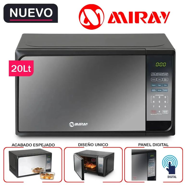 HORNO MICROONDAS 20LT - HMM-20N