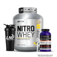UNIVERSE NUTRITION - Nitro whey 2.5 Kg Proteina Whey - Chocolate + Creatina Ultimate Nutrition 300 g + Shaker