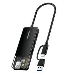 GENERICO - HUB CABLETIME CB05B USB-C + USB-A a 4 USB-A 3.2 10Gbps.