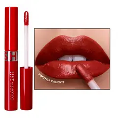 ESIKA - Labial Líquido brillante colorfix 24h liquid tattoo shine pimienta caliente ésika