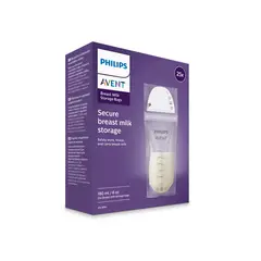 PHILIPS - Bolsa Para Leche Materna Avent De 180 Ml - Pack 25 Uni