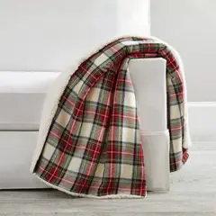 GENERICO - Manta Navidad Escocés 130 x 150 Decoraline Home