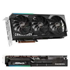 ASROCK - Tarjeta de video AMD Radeon RX 9070 Challenger 16GB, 16GB GDDR6, PCI-E 5.0 x16