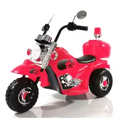 GENERICO - MOTO ELÉCTRICA HARLEY CHOPPER KIDS ROJO