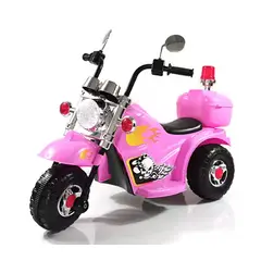 GENERICO - MOTO ELÉCTRICA HARLEY CHOPPER KIDS ROSADO