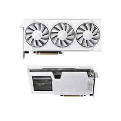 XFX - Tarjeta de video Swift AMD Radeon RX 9060 XT OC White Triple Fan Gaming Edition 16GB