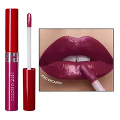 Esika - Labial Líquido brillante colorfix 24h liquid tattoo shine vino encanto ésika
