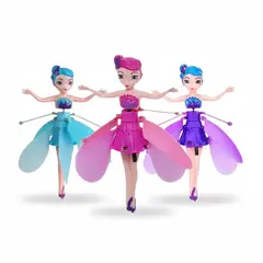 GENERICO - MUÑECA HADA VOLADORA CON SENSOR