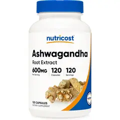 NUTRICOST - Ashwagandha 600 mg 120 Capsulas