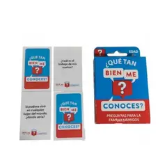 GENERICO - JUEGO FAMILIAR QUE TANTO ME CONOCES