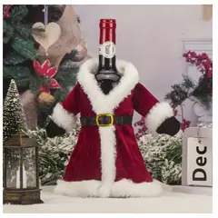 GENERICO - Funda de botella navideño tendencia y elegancia 2025