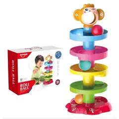 GENERICO - JUGUETE DE ESTIMULACIÓN TOBOGAN PELOTA - SONAJERA