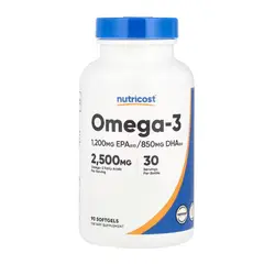 NUTRICOST - Omega 3 90 Capsulas Gel