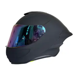 XTREME - CASCO INTEGRAL NEGRO VISOR ARCOIRIS XL