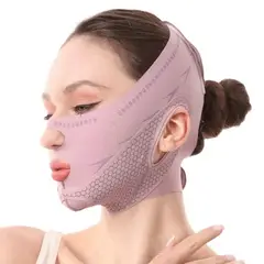 GENERICO - Faja Facial Mentonera Naso Labial Doble Ajuste Control Doble mentón